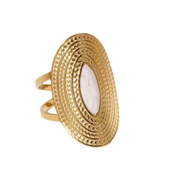 anello ellisse regolabile Anello Ellisse regolabile in acciaio