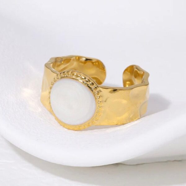Anello fascia pietra Anello fascia pietra regolabile
