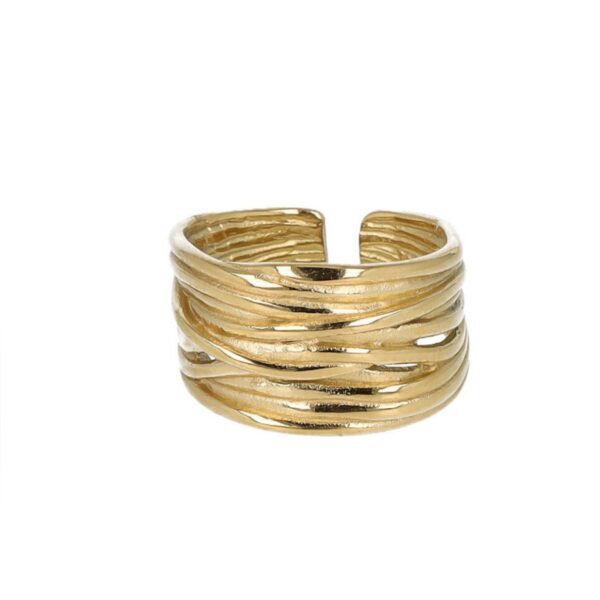 Anello filo della vita in acciaio inossidabile