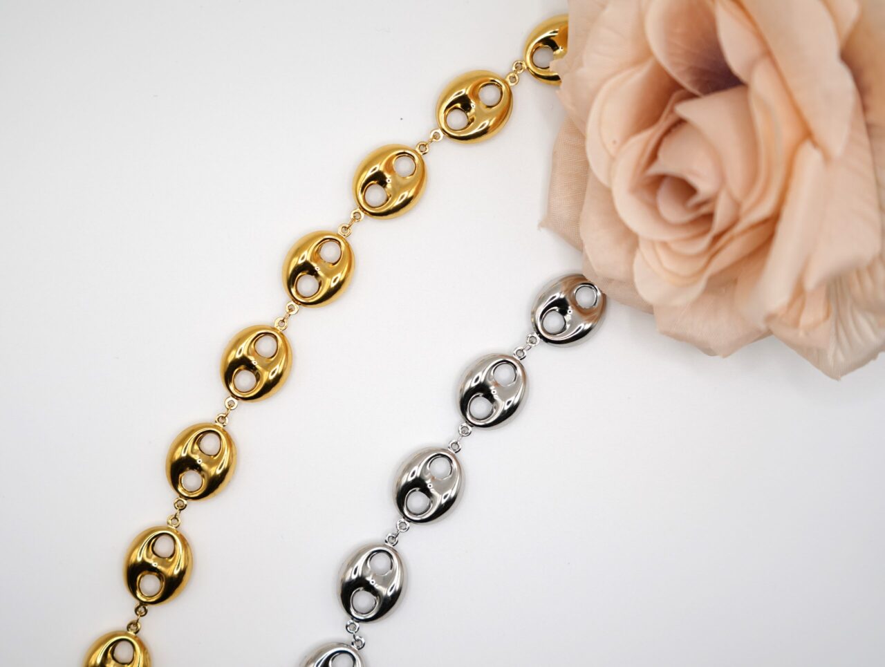 COLLANA MAGLIA MARINARA IN ACCIAIO
