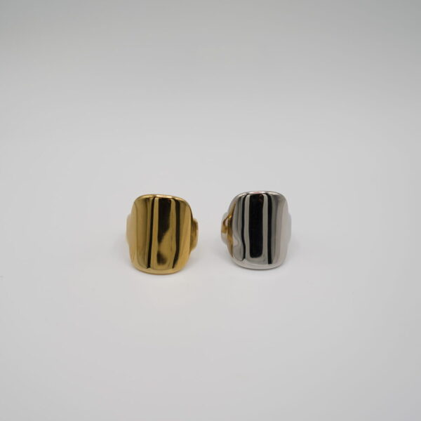 Anello fascia larga avvolgente