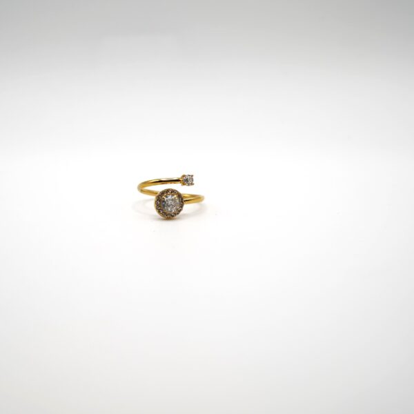 anello semi chiuso con punto luce