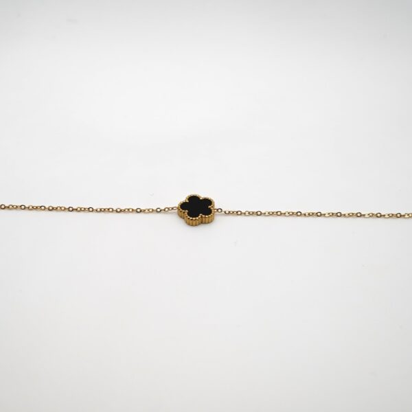 BRACCIALE CON FIORELLINO CENTRALE A 5 PETALI