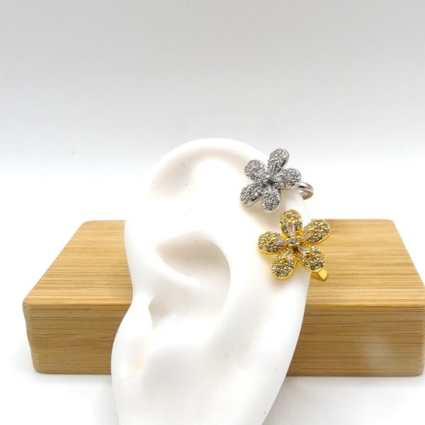 EAR CUFF MARGHERITA CON STRASS