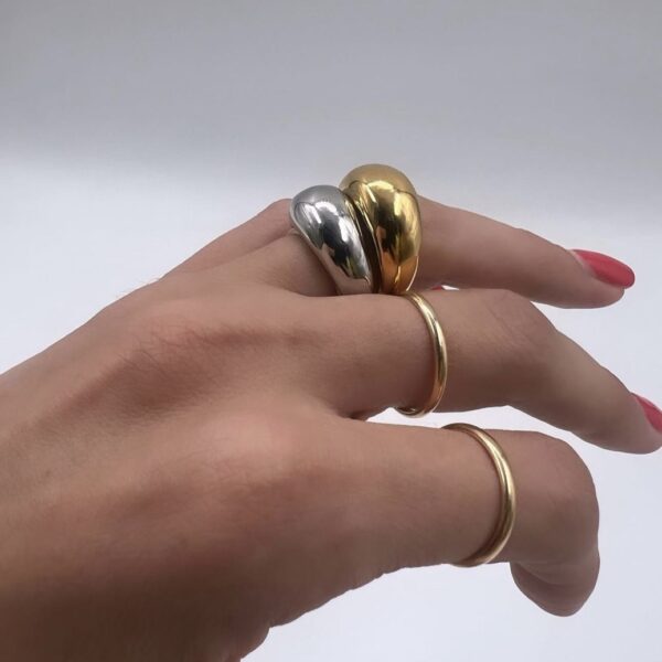 Anello fedone fascia larga