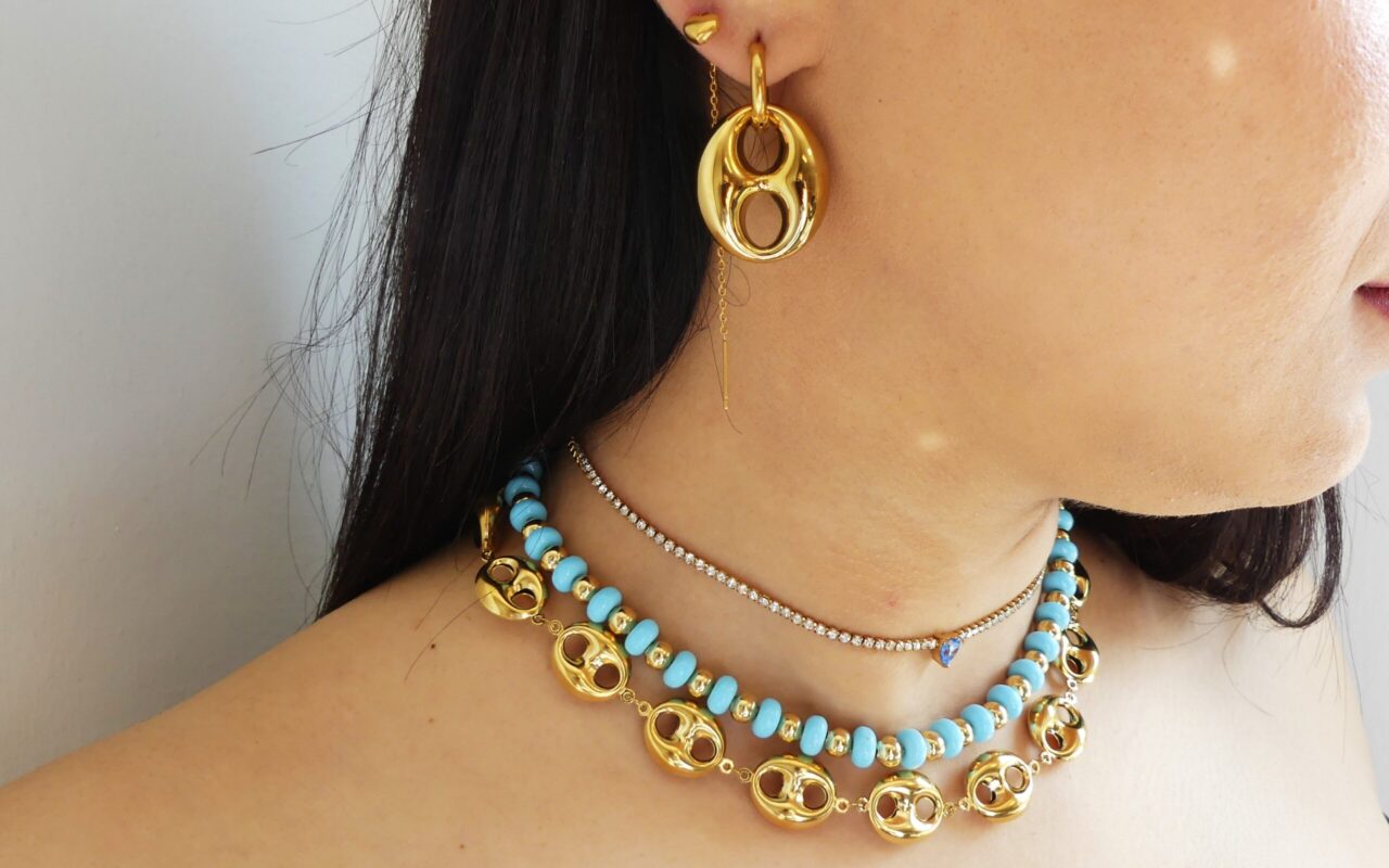 COLLANA MAGLIA MARINARA IN ACCIAIO