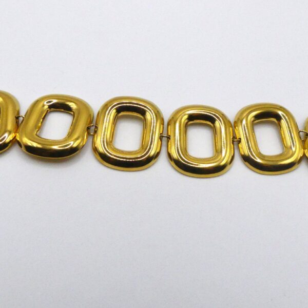 bracciale geometrico ovale