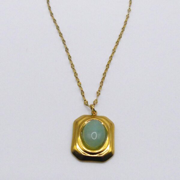 collana ciondolo pietra sfera