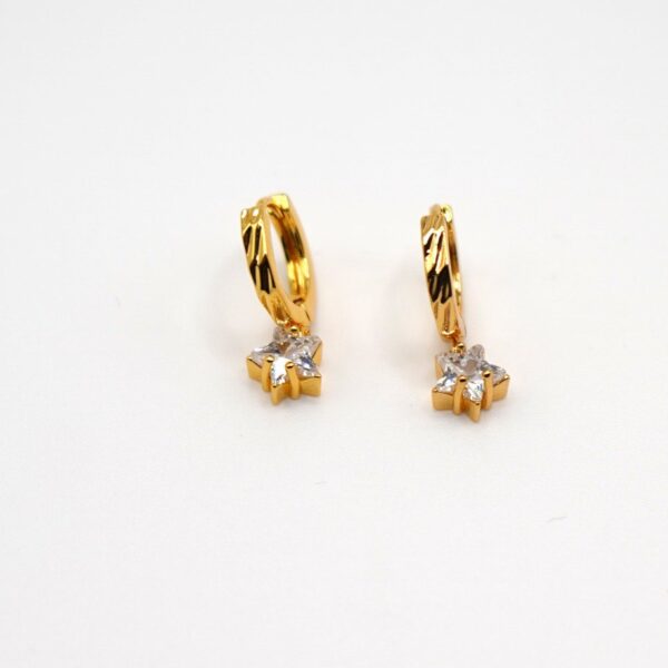 ORECCHINO CERCHIO STRASS