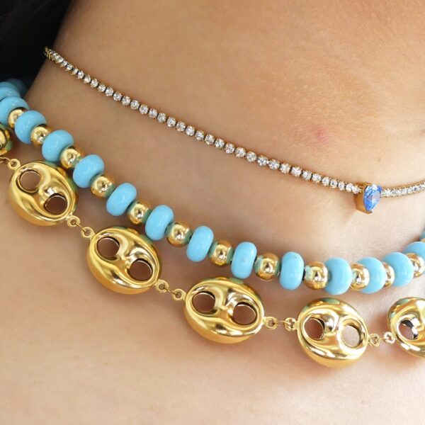 COLLANA TENNIS CUORE