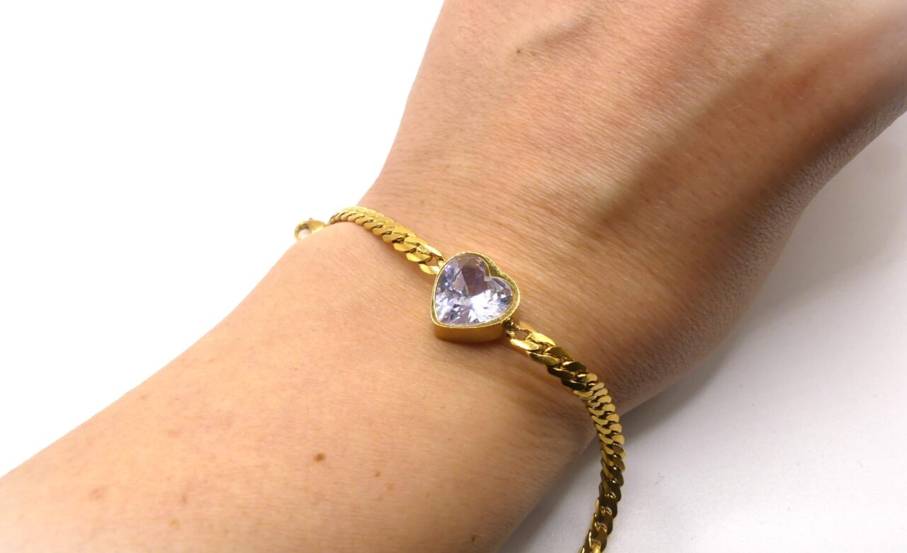 BRACCIALE MAGLIA CUORE
