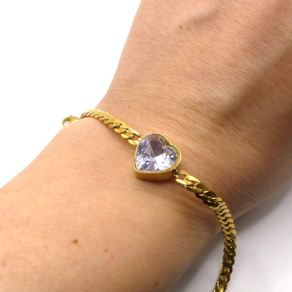 BRACCIALE MAGLIA CUORE