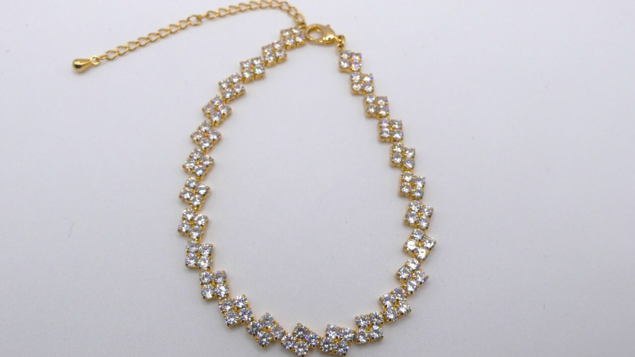 BRACCIALE FIORELLINI CRISTALLO