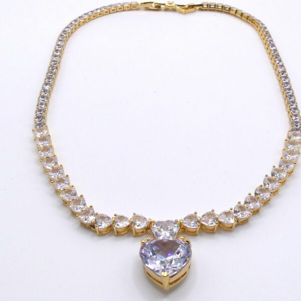 collana chocker cuore