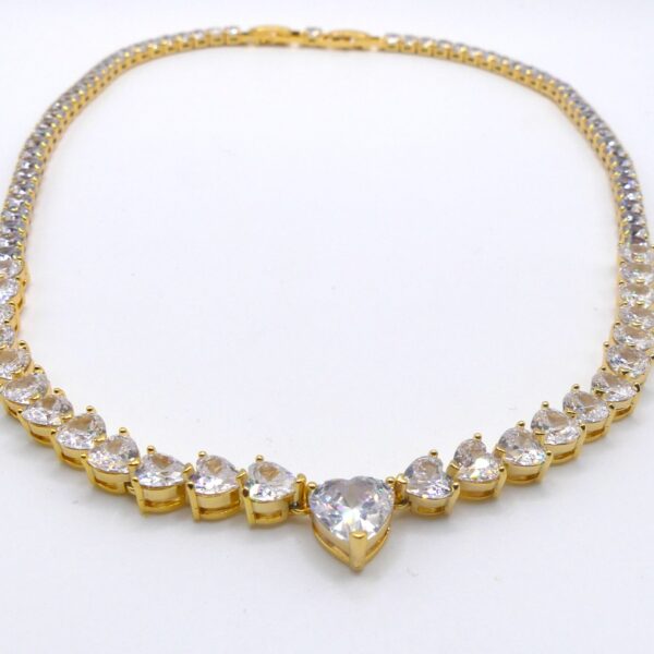 collana chocker cuore