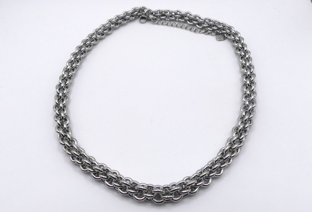 collier torchon in acciaio