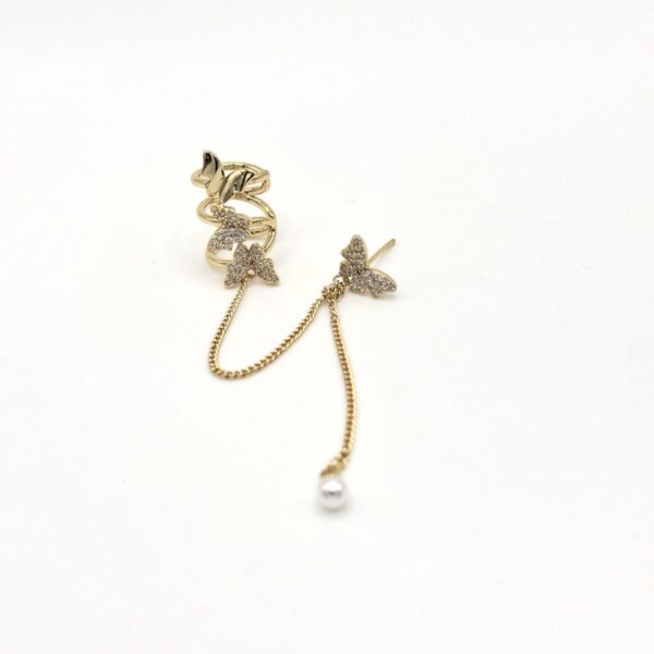 ear cuff orecchino farfalla