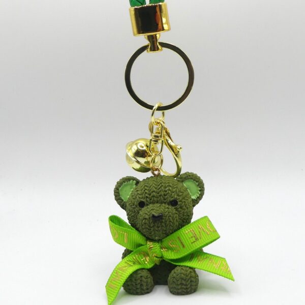 PORTA CHIAVI TEDDY VERDE