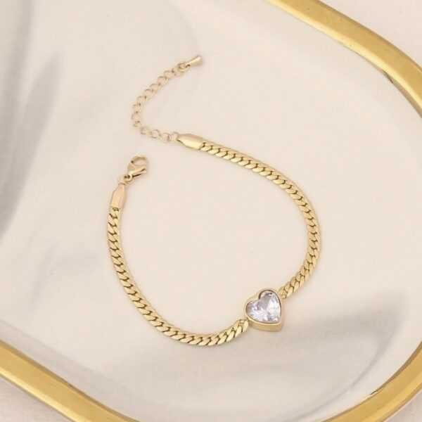 BRACCIALE MAGLIA CUORE