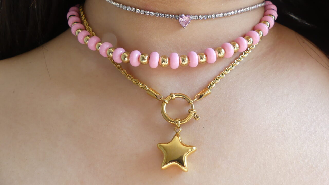 COLLANA MOSCHETTONE STELLA