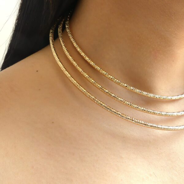COLLANA RIGIDA TRIPLO GIRO