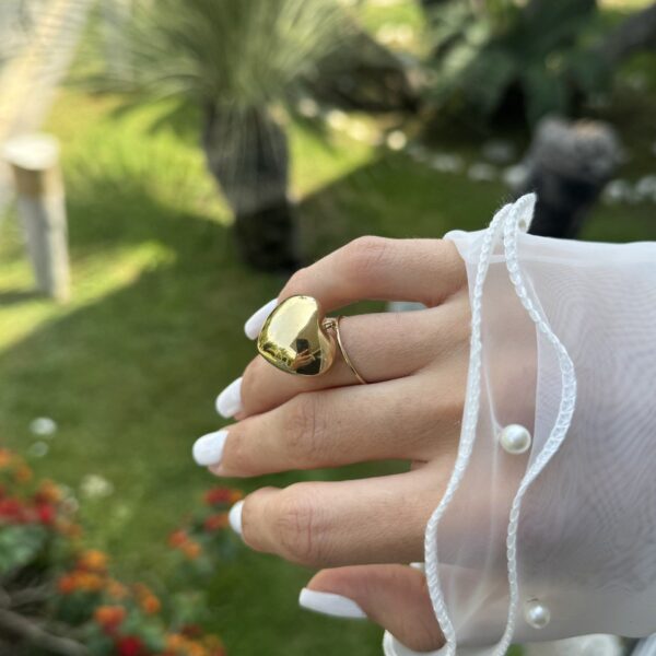 Anello charm cuore