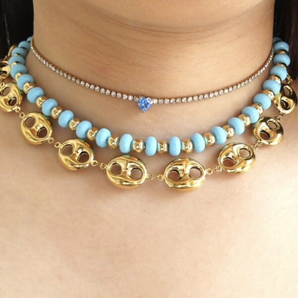 COLLANA TENNIS CUORE